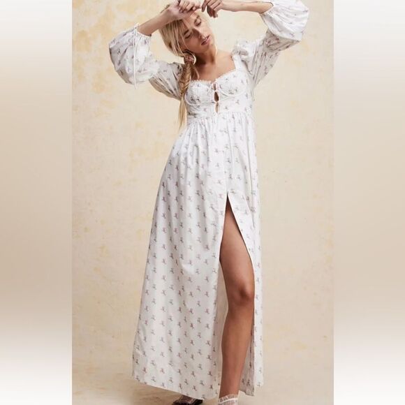 For Love & Lemons Carlotta Maxi Dress